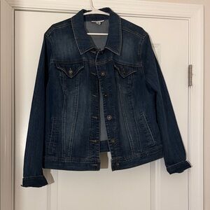 Style & Co. Dark Blue Jean Jacket